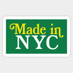 MADE IN NYC - New York City Typography Pride Sticker